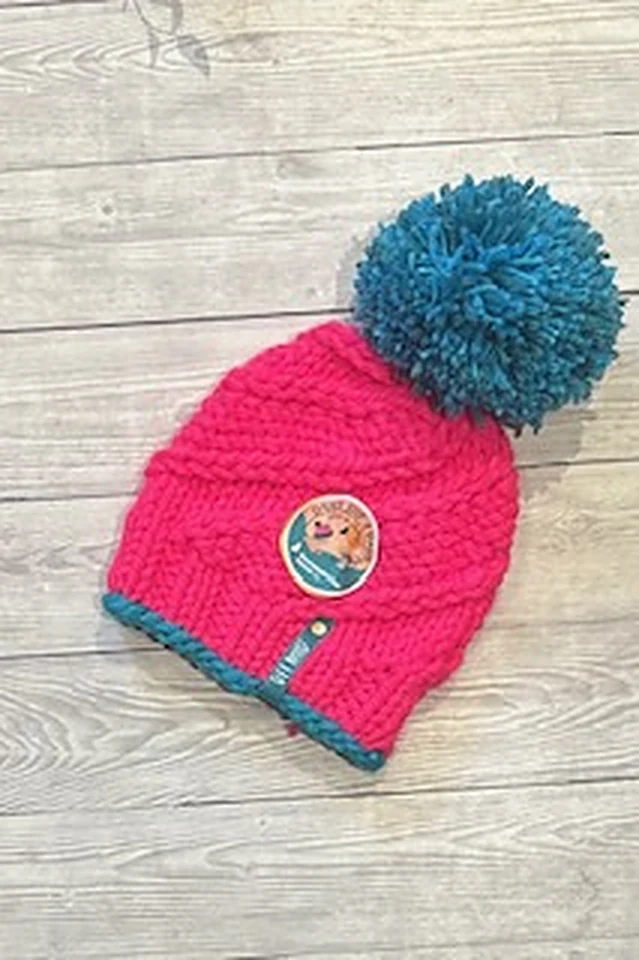 Hand-knitted Bobble Hat