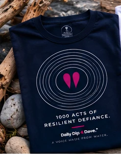 Mock-up of the 1000 acts tee