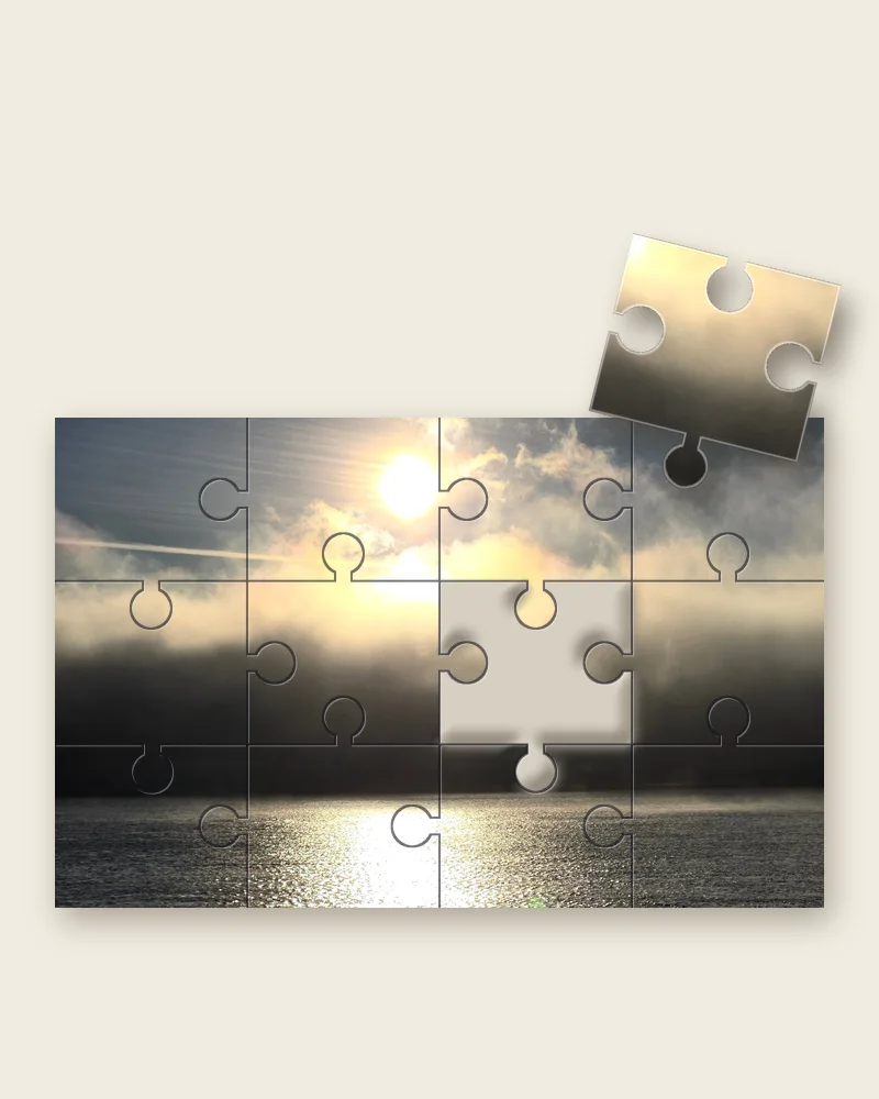 Mock-up of the jigsaw