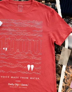 Mock-up of the ripple effect tee